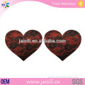 Lovely red lace cute girl sexy custom nipple pasties breast cover